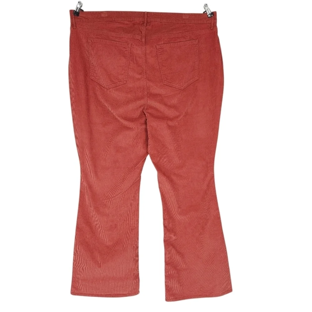 Old Navy Flare Corduroy Pants Spice Girl  Orange Higher High Rise 24